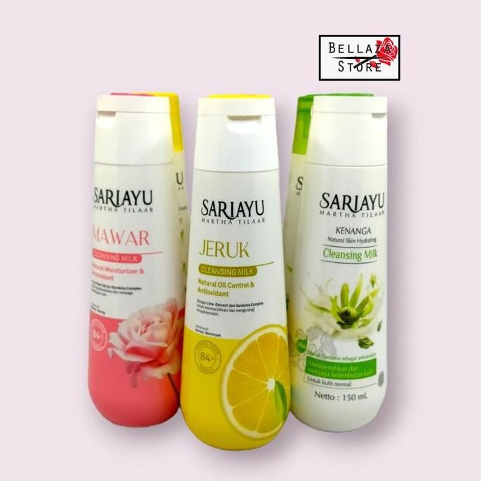 New Collection - Sariayu Mawar Cleansing Milk 150 Ml / Pembersih Wajah