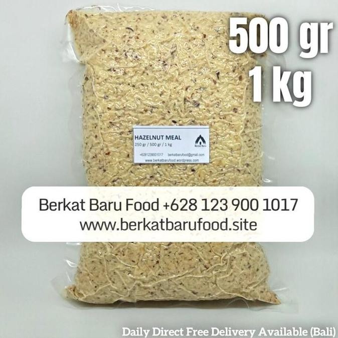 

Original Hazelnut Meal Ground 1KG | Bubuk Kacang Hazelnut Giling Halus 250g 500g
