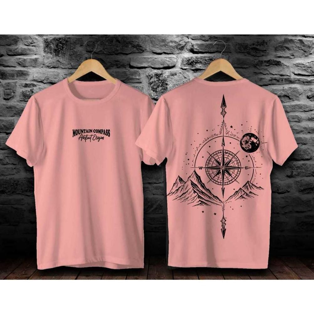 Fgs-3 Kaos Pria Distro Mountain Compas / Kaos Keren Terbaru / Kaos Cowo / Kaos Unisex / Kaos Trend /