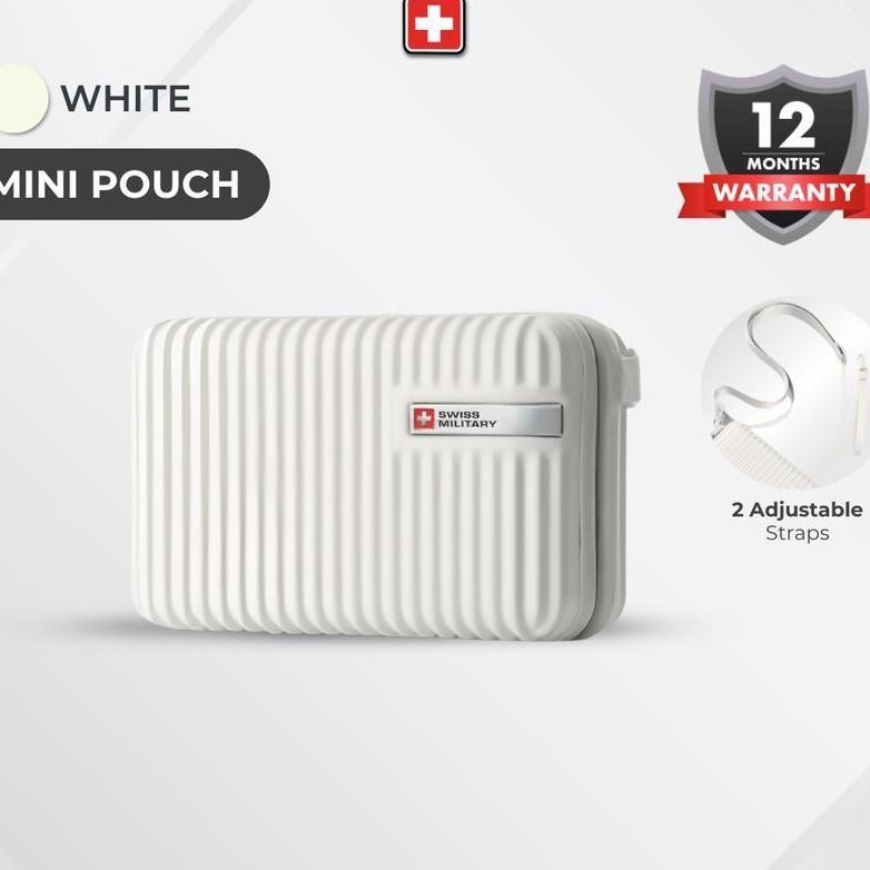 Swiss Military Hardcase Mini Pouch Tas Traveling White