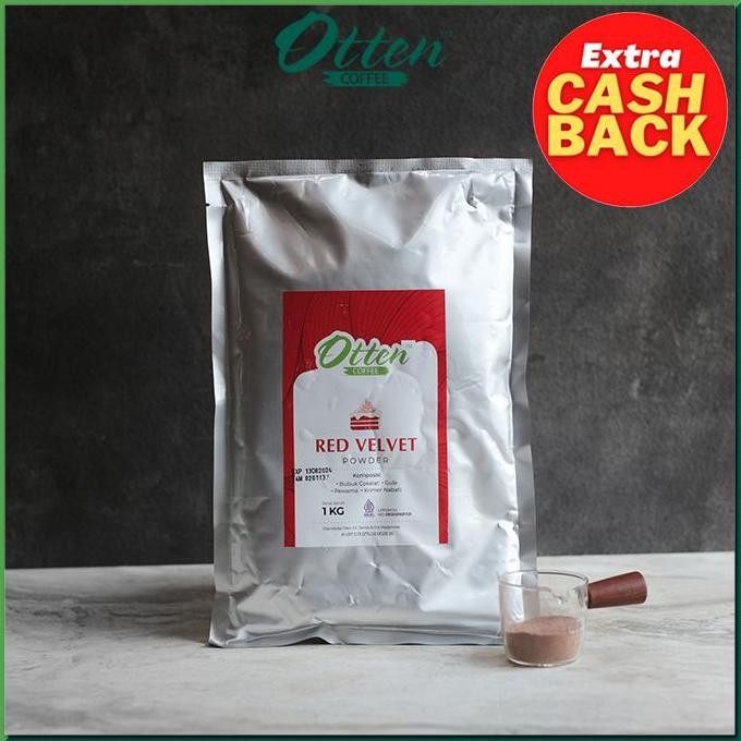

Original Otten Red Velvet Powder Drink 1kg Bubuk Minuman Red Velvet Premium