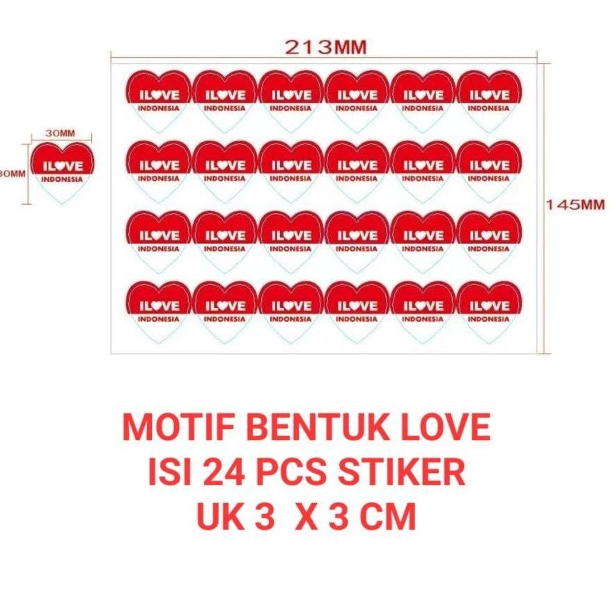 

Ty-65 25 Pcs Stiker Bendera Merah Putih Dirgahayu Indonesia Sticker Pipi 17 Agustus
