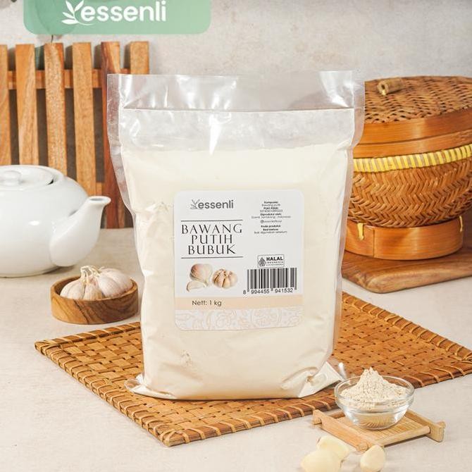 

Original ESSENLI Bawang Putih Bubuk 1Kg - Garlic Powder Murni untuk Masakan