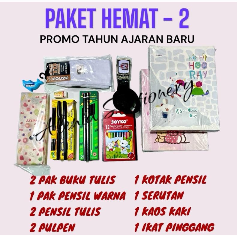 

Yui-7 Paket Atk Lengkap Sd/Mi/Tk/Paud/Smp Paket Hemat / Alat Tulis Sekolah Yui-7