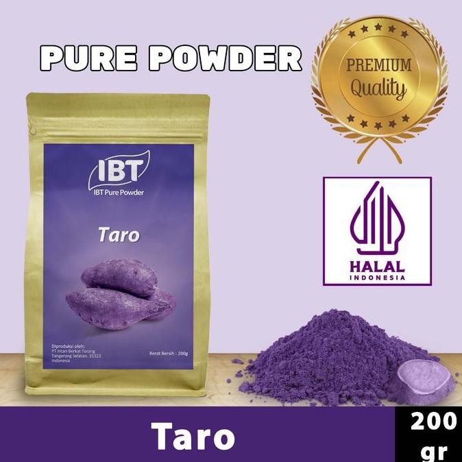 

Original Bubuk Taro Taiwan Murni 200gr - Pure Taro Powder Minuman Ungu Impor Premium