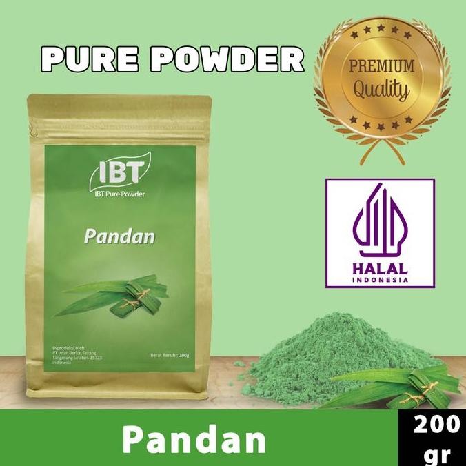 

Original Pandan Powder Murni 200gr | Bubuk Pandan Import untuk Makanan Kue