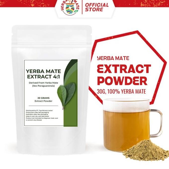

Original Yerba Mate Tea Extract Powder | Bubuk Teh Yerba Mate Herbal Premium