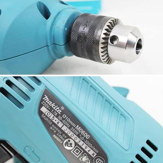 Makita M0600B MESIN BOR LISTRIK TANGAN 10mm BESI KAYU MAKITA M 0600B - Perlengkapan Rumah > Alat Per