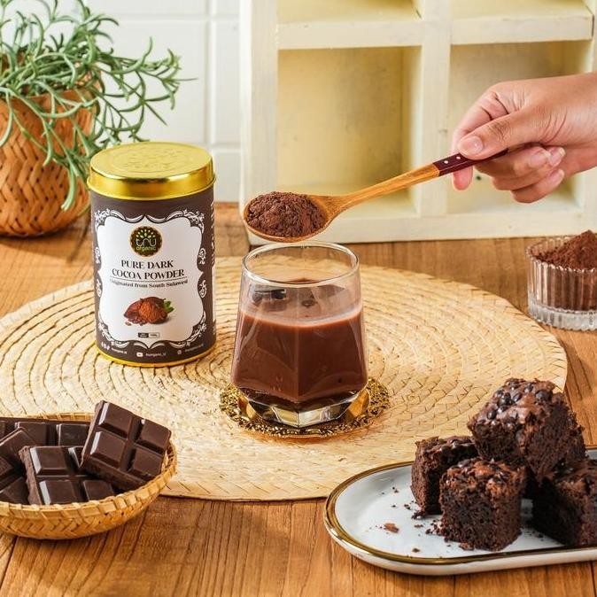 

Original TruOrganic Bubuk Cokelat Dark Cocoa Powder 100gr | Baking Minuman Premium