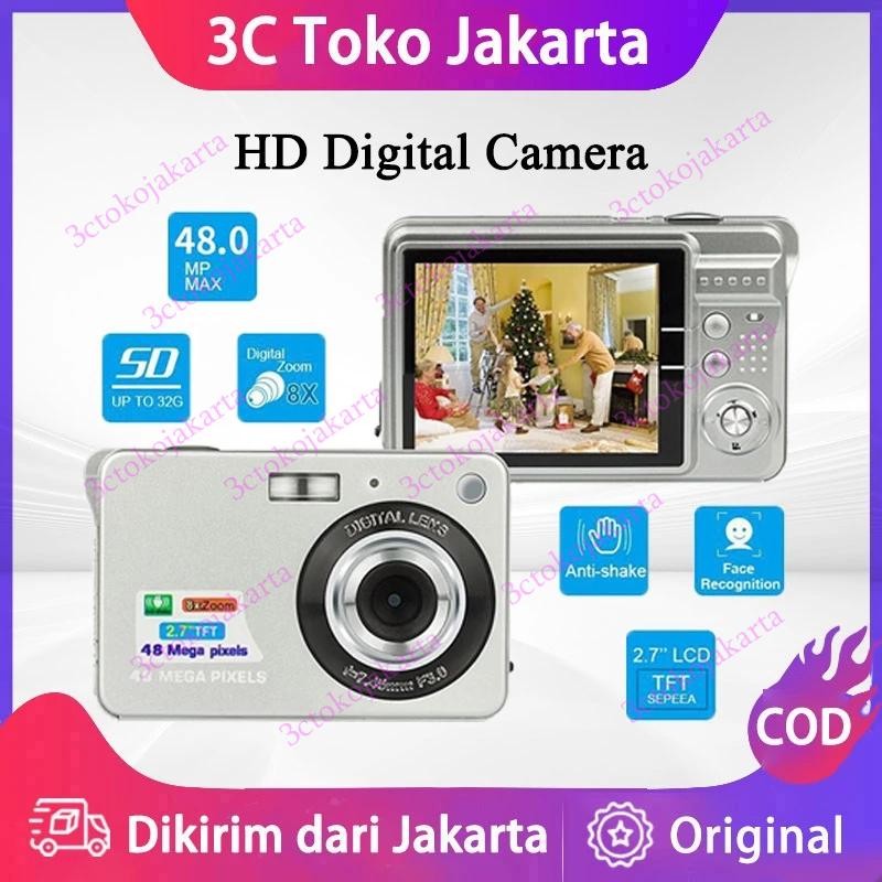 Camera Digital Digicam Kamera Pocket 48MP 1080P Kamera Mini / Kamera Saku Model Retro