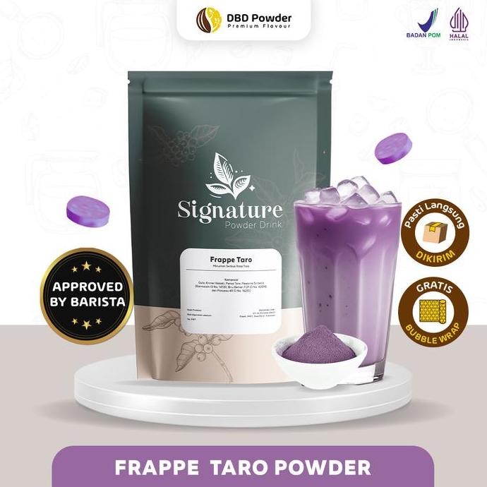 

Original Powder Frappe Taro 1Kg | Bubuk Minuman Taro Premium untuk Es Blended