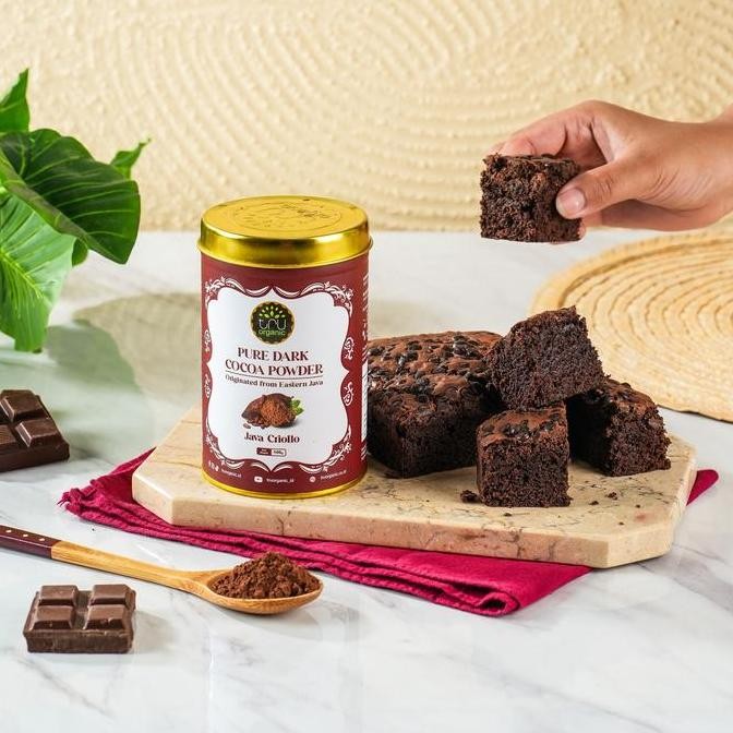 

Original TruOrganic Dark Cocoa Powder 100gr Bubuk Coklat Java Criollo Premium