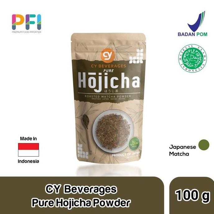 

Original CY Pure Hojicha Powder 100g | Bubuk Teh Roasted Jepang Minuman
