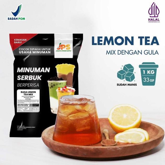 

Original JPS Bubuk Minuman Lemon Tea Mix Instan - Powder Drink Lemon Tea Manis
