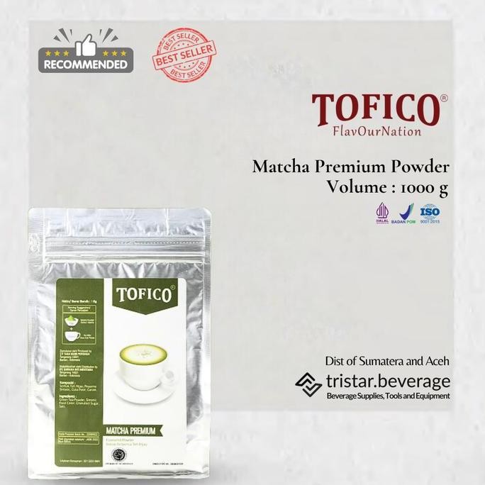 

Original Tofico Matcha Powder PREMIUM 1KG - Bubuk Teh Hijau Minuman & Kue