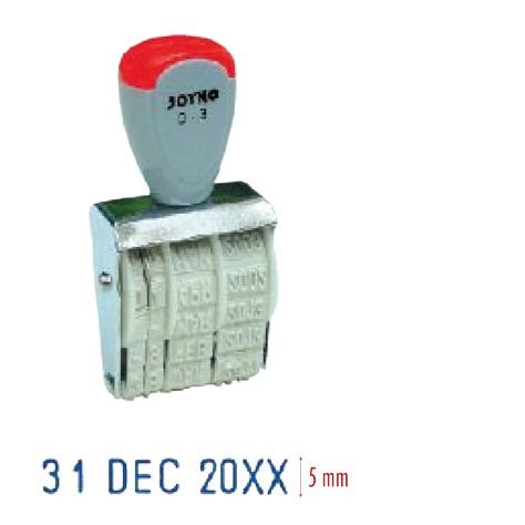 

[JIB] BAYAR PAKET Stempel DAN BANTALAN CETAK Tanggal Bulan Tahun 1 Warna JOYKO Kenko D-3 Dater Stamp - D-3 & Tinta Refill Bak Stempel (Hitam) 50 cc JOYKO SPI-13 Stamp Pad Ink [PBF] RB3