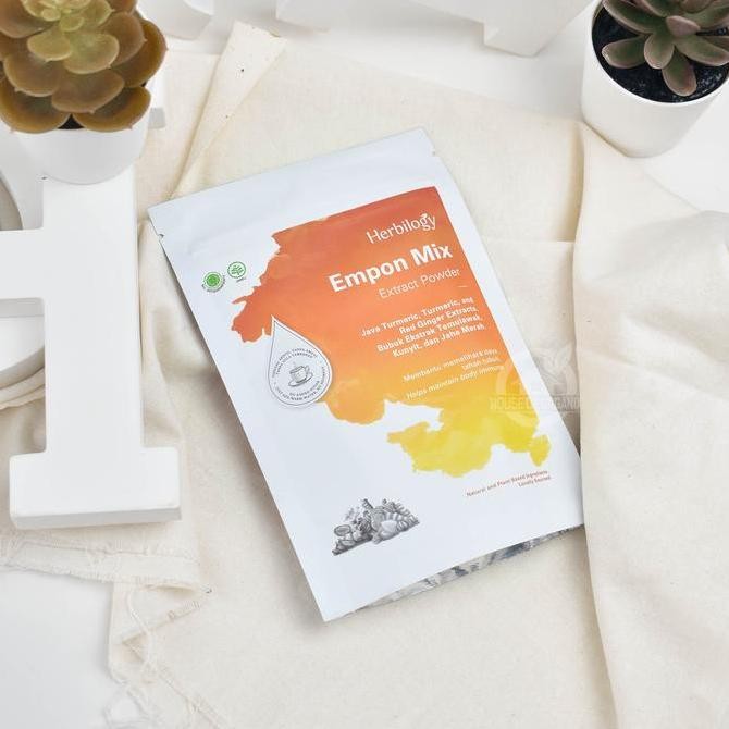

Original Herbilogy Empon Mix Extract Powder 100gr - Campuran Rempah Herbal Bubuk
