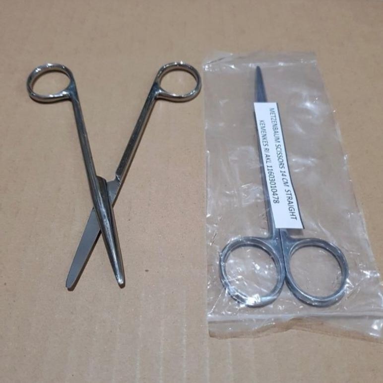 

Gunting Metzenbaum 14 cm Lurus & Bengkok / Metzenbaum Scissor RB3