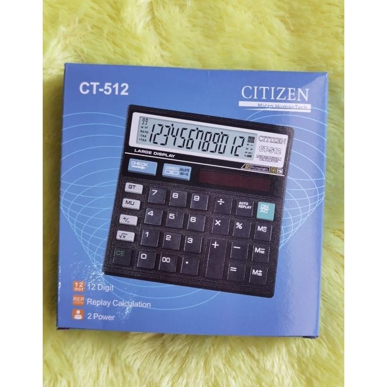 

kalkulator citizen 12 digit ct 512 RB2