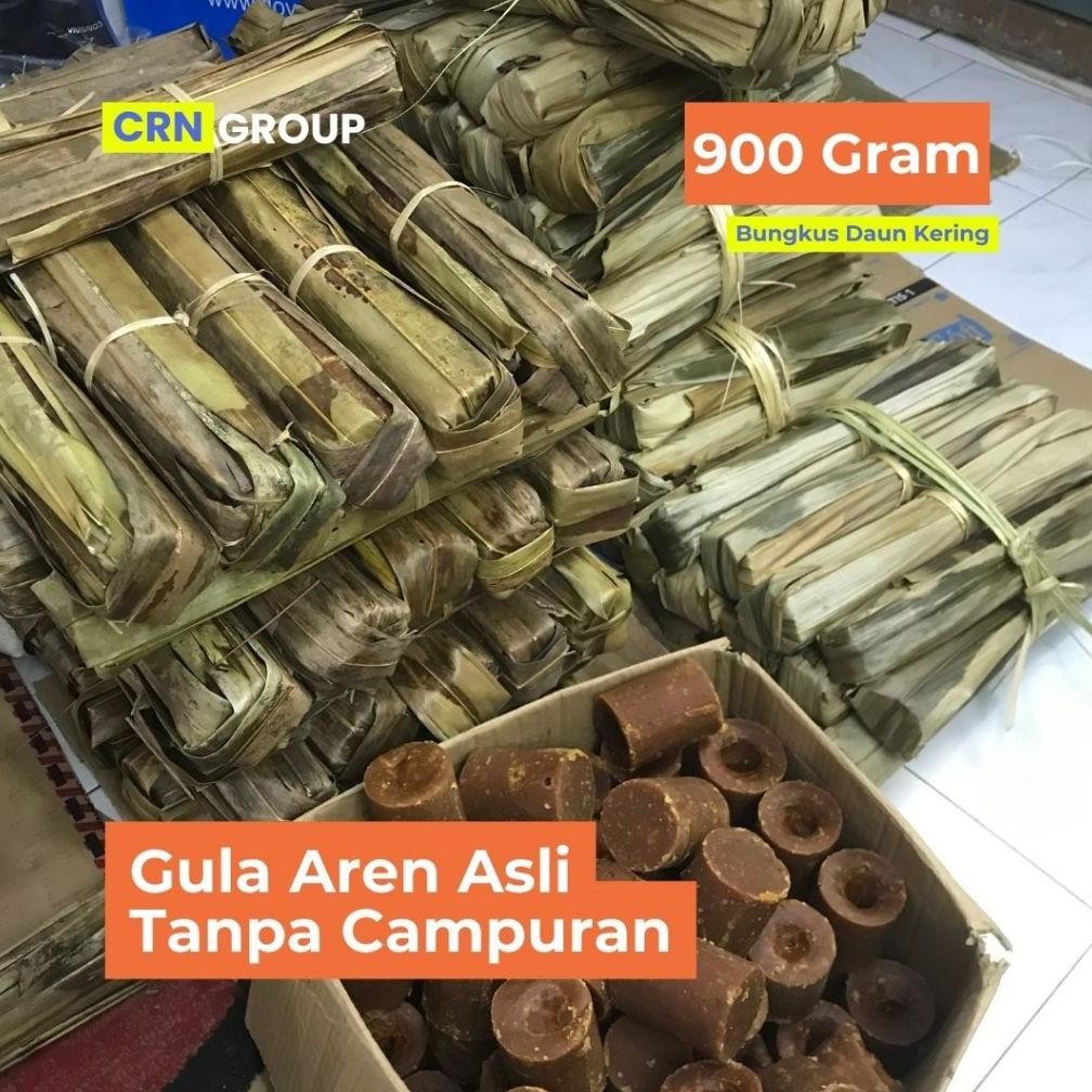

[900 Gram] Gula Aren Asli Murni Kemasan Daun Kering Nugi