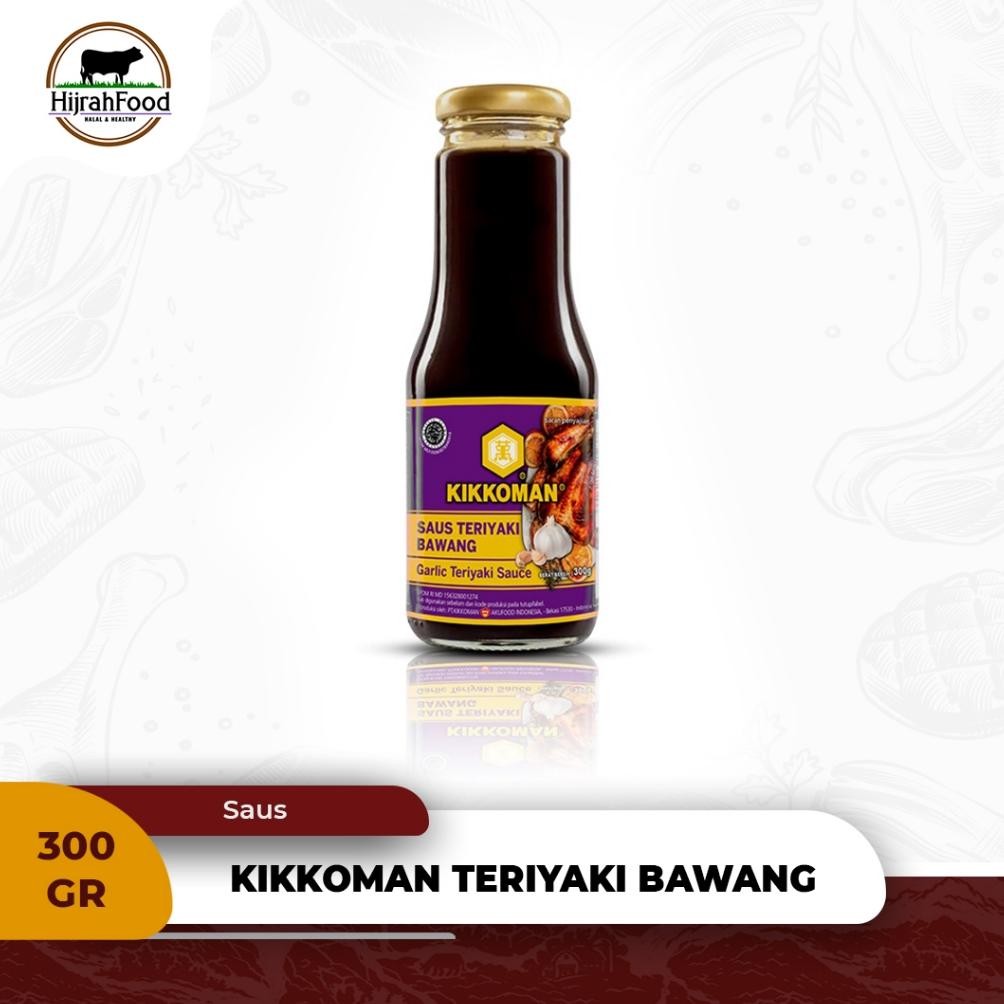 

Kikkoman Saus Teriyaki Bawang Garlic Teriyaki Sauce Halal 300 gram Nugi