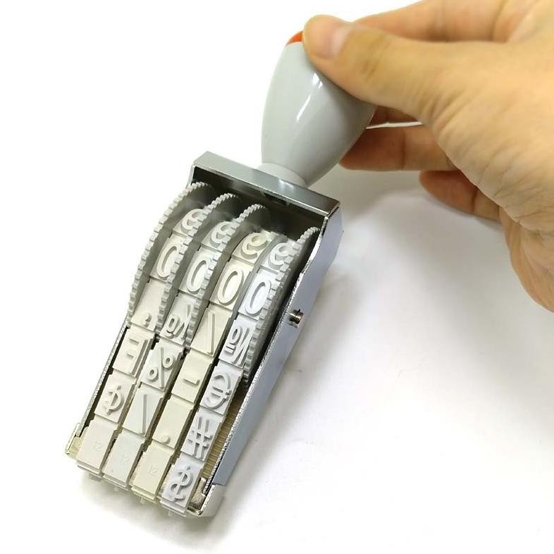 

Stempel klasik nomor merk Trodat 4 digit RB3