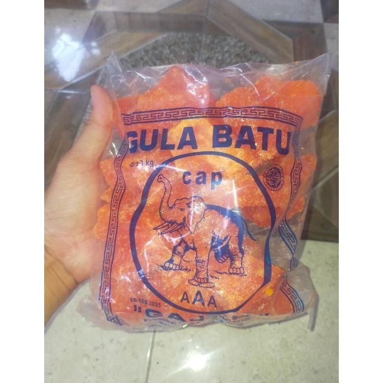 

Gula Batu Madu Merah Cap Gajah Kemasan 1 Kg Nugi