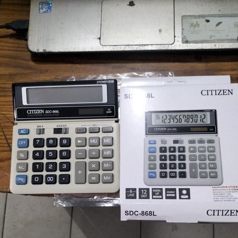 

Citizen SDC-868L Kalkulator Digital Original. RB2