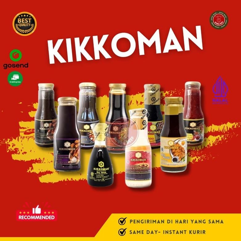 

Kikkoman Bumbu Korea Bulgogi/Saus Kikkoman BBQ/Bumbu Instan Kikkoman/Saus Teriyaki Kikkoman/Kikkoman Saus Bulgogi Khas Korea/Saus Pedas Spicy Ghocujang/Bumbu Masak Instan Kikkoman Kemasan Botol Nugi