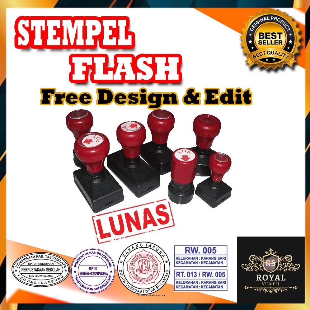 

STEMPEL WARNA COSTUM FREE DESAIN RB3