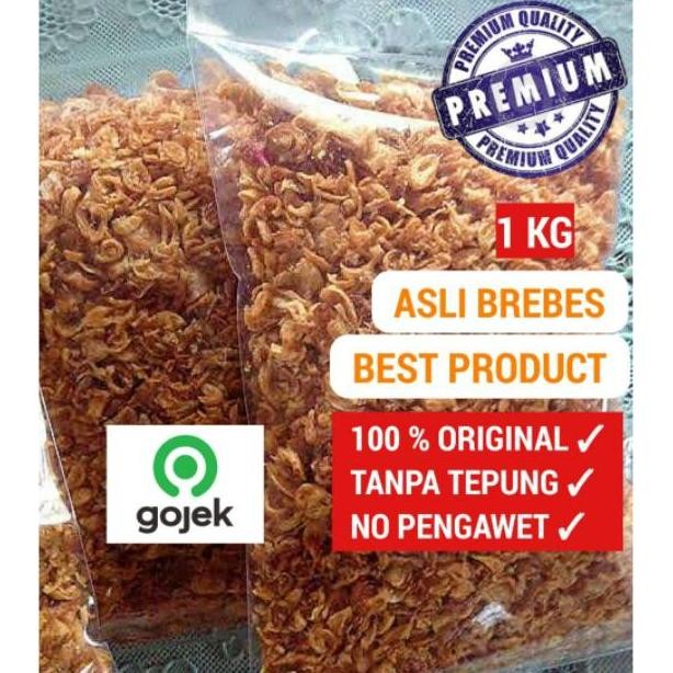

1KG ,BAWANG GORENG ANEKA RASA ASLI BREBES TANPA TEPUNG 1KG Bawang Merah Goreng Brambang Goreng Nugi