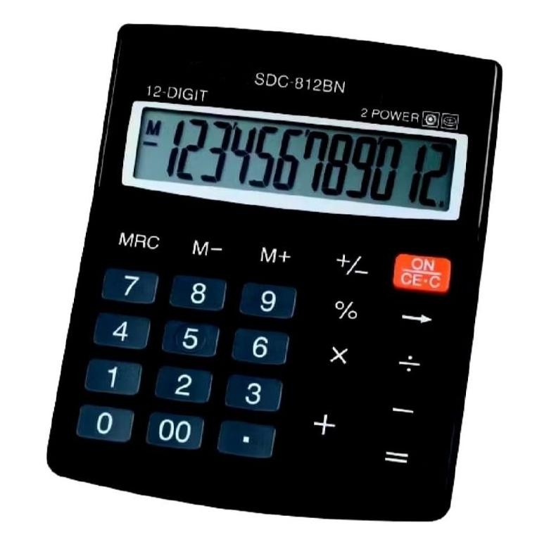 

Kalkulator SDC-812BN 12 Digit / 2 Power / Kalkulator 812BN RB2