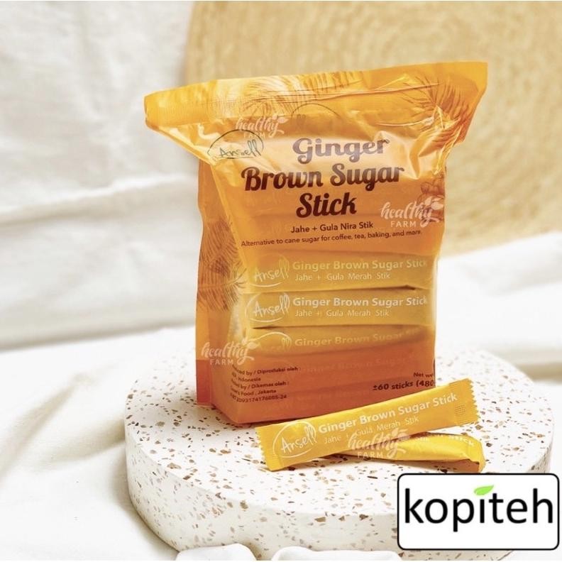 

Ansell Gula Nira Jahe - Ginger Brown Sugar Stick 60 Nugi