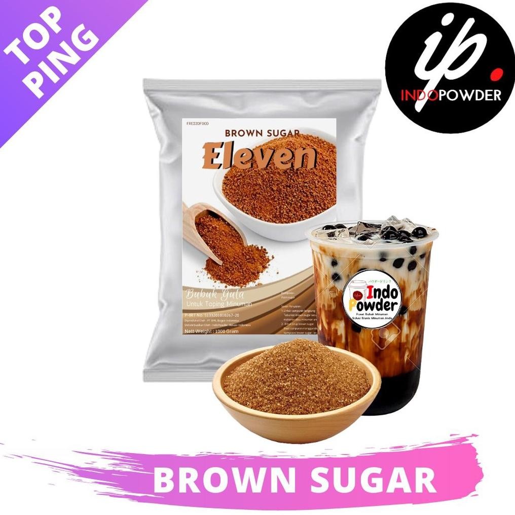 

BROWN SUGAR bubuk1Kg - GULA AREN 1Kg - PALM SUGAR 1Kg - Topping Bubuk Brown Sugar 1kg Nugi