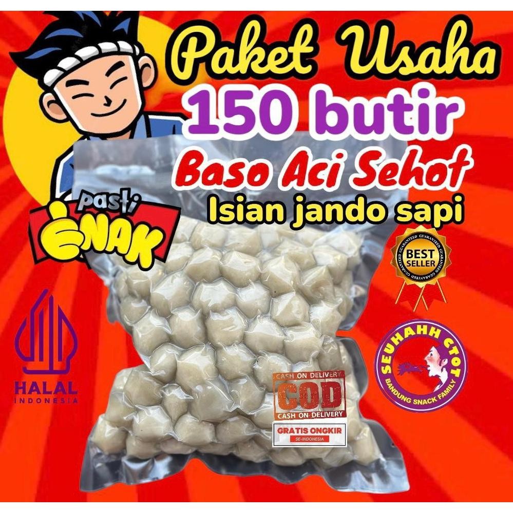 

Paket Usaha 150 Butir Baso Aci Isi Tetelan Sapi Nugi