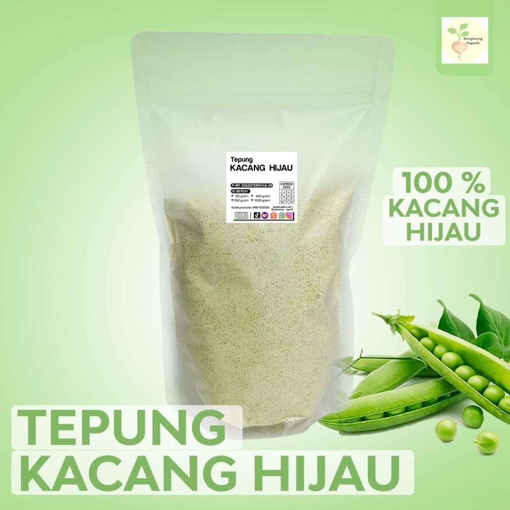 

Tepung Kacang Hijau 500gr - Gluten Free, MPASI Nugi