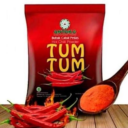 

ANTAKA BUBUK CABAI PEDAS TUM-TUM RENTENG (100Gr x 10pcs) Nugi
