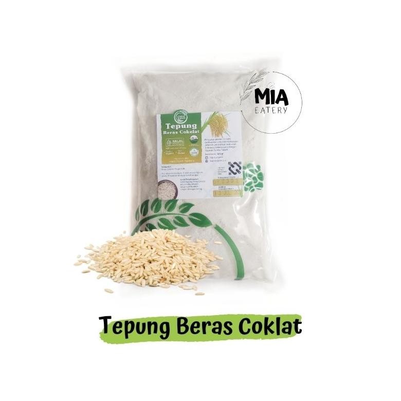 

Tepung Beras Coklat Lingkar Organik MPASI 500 gram Nugi