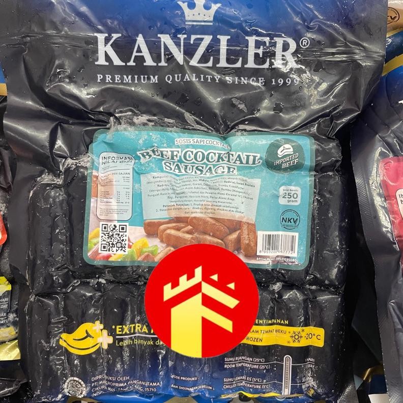 

Kanzler Sosis Sapi Beef Cocktail 250 Gr Rasa Enak Nugi