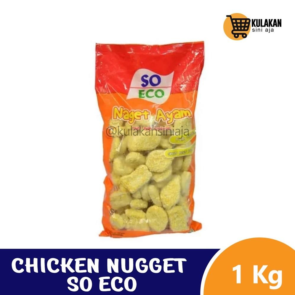 

Chicken Nugget SO Eco 1 Kg Kesegaran Maksimal Nugi