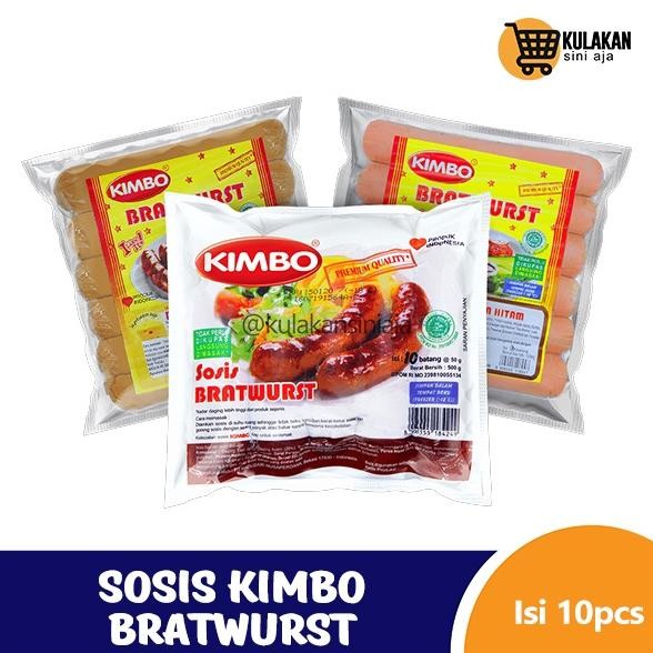 

Sosis sapi bratwurst Kimbo premium quality Isi 10pcs Nugi