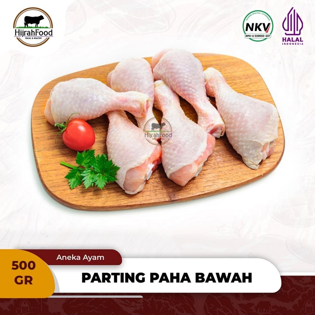 

Parting Paha Bawah Ayam Pentung Potong | Premium Chicken Drumstick Nugi