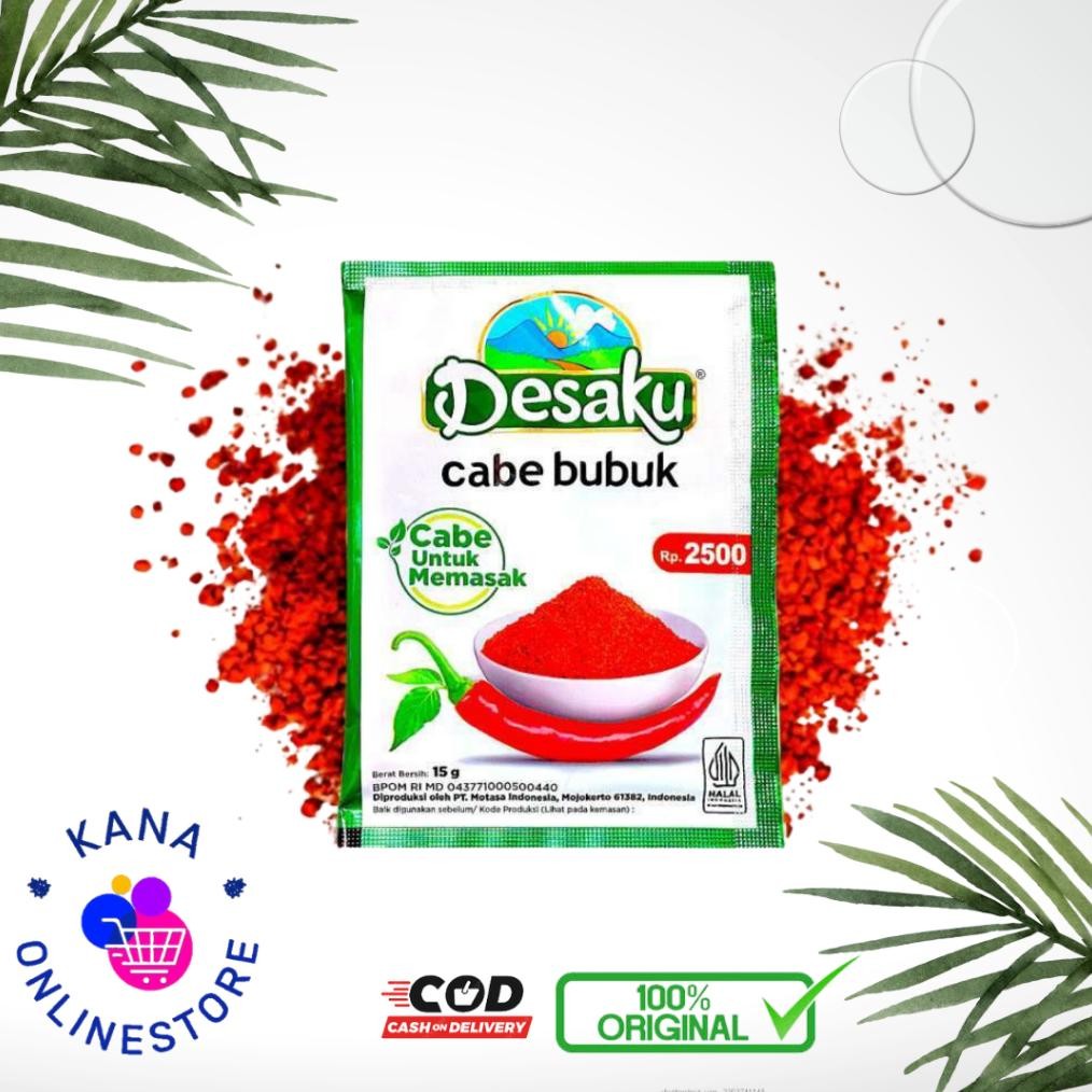 

Desaku Cabe Bubuk (1 Pak Isi 10 Bungkus) Nugi