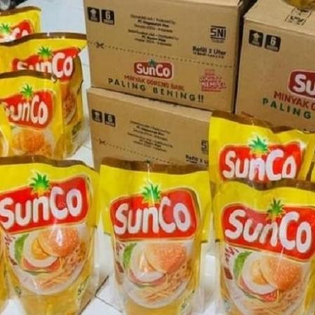 

Bc@SUNCO Minyak Goreng Sawit -MINYAK GORENG SUNCO Pouch 2 liter - minyak goreng murah - bimoli - fortune 2 liter bs