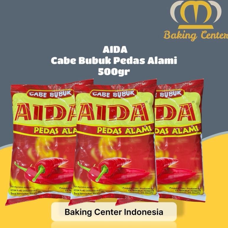 

AIDA Pedas Alami Cabe Bubuk 500gr Nugi