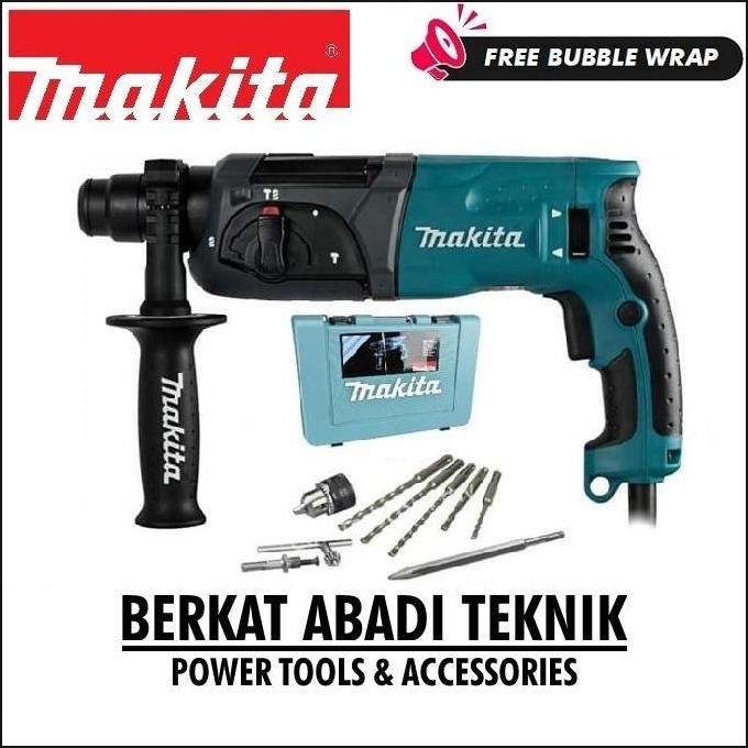 Makita Hr 2470 X5 Bor Bobok Rotary Hammer Drill Jack Demolition Mesin
