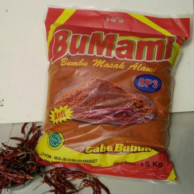 

5 Kg SP3 Halus, BuMami Cabe Bubuk Nugi