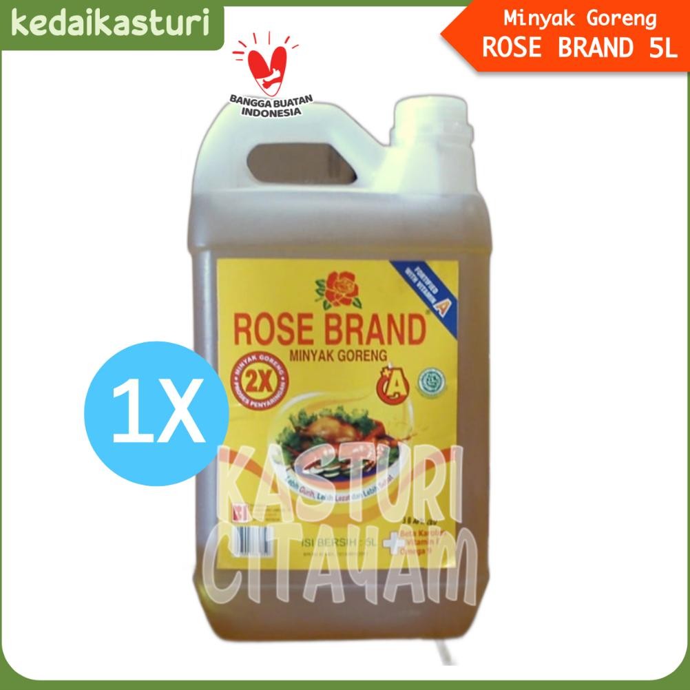 

Rose Brand 5 Liter Minyak Goreng Berkualitas Tinggi Nugi