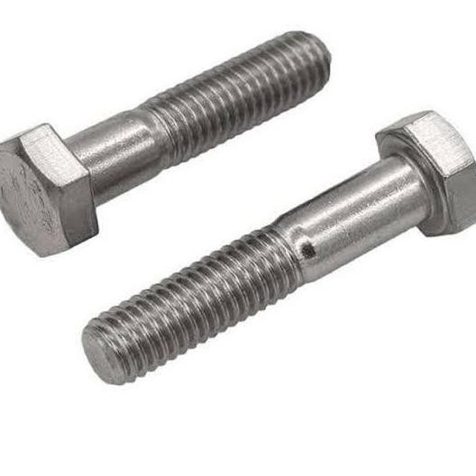 BAUT HEX STAINLESS HALF DRAT M10 X 55MM HARGA KHUSUS