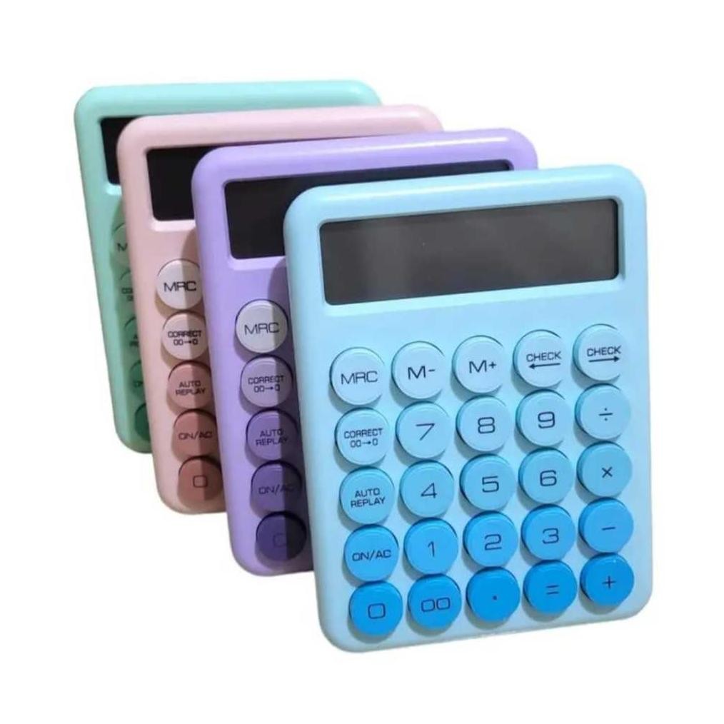 

KALKULATOR CALCULATOR SDC 242 12 Digit Warna diameter 14 x11Cm warna pastel CT RB2